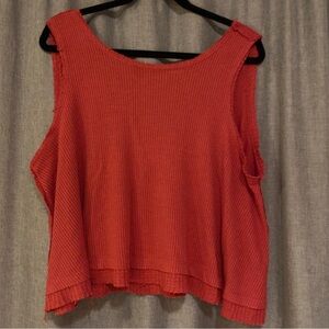 We the free Oversized Mauve Tank top